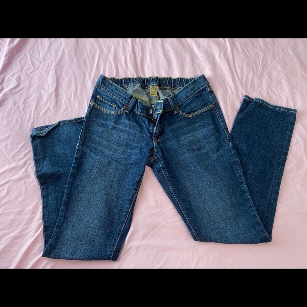 Old navy maternity real waist stretch straight leg